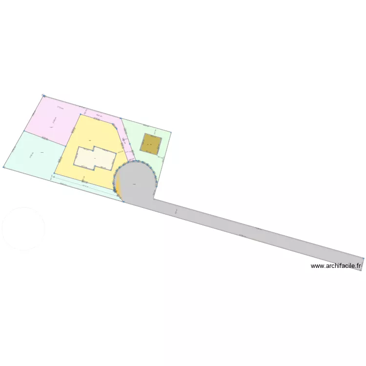 Castelmaurou 32 Clos du Loup v4  3 lots et rond point et garage. Plan de 