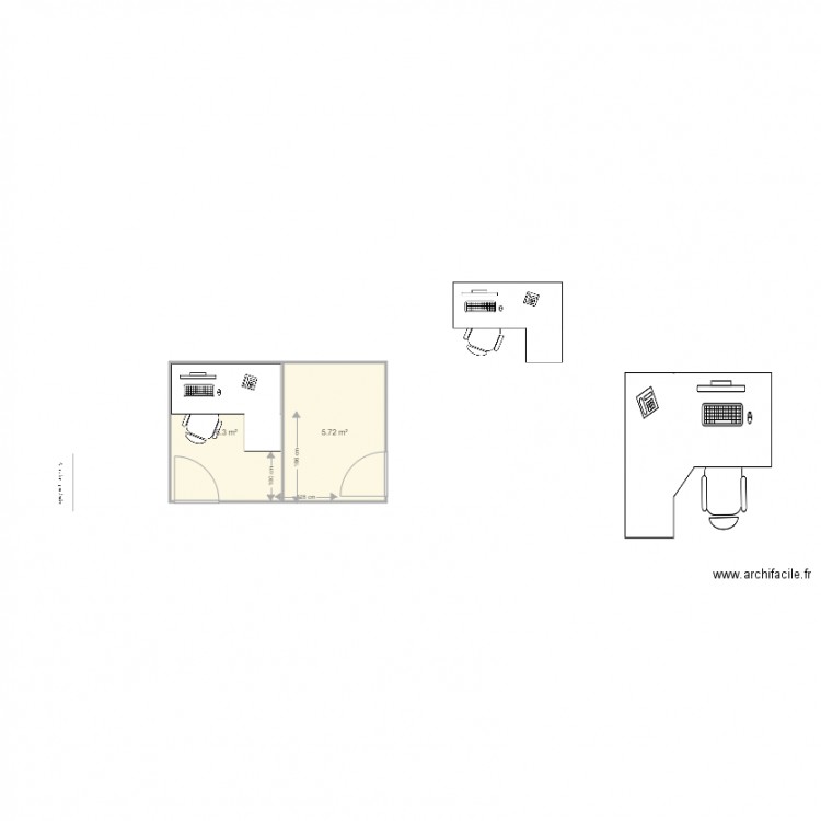 test Baudu PP. Plan de 0 pièce et 0 m2