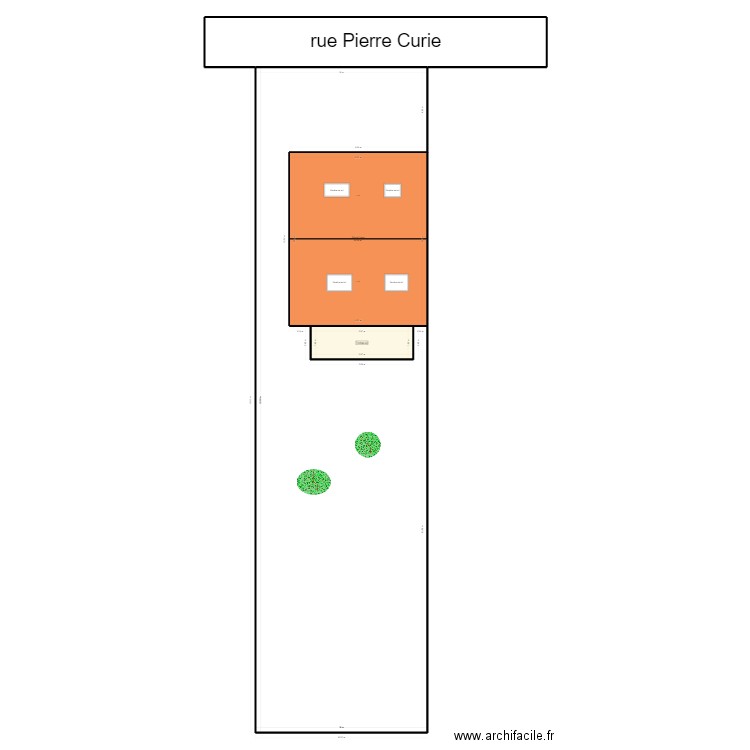 Abri de jardin DP2. Plan de 4 pièces et 445 m2