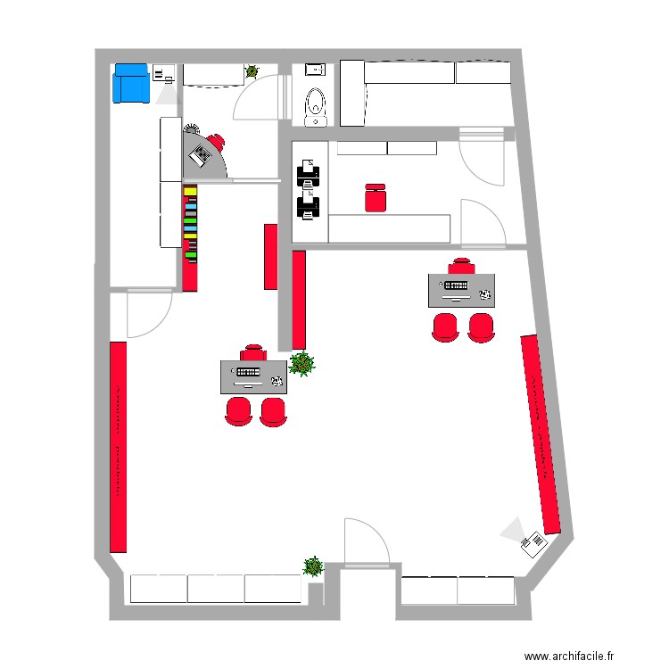 MAGASIN  8. Plan de 0 pièce et 0 m2