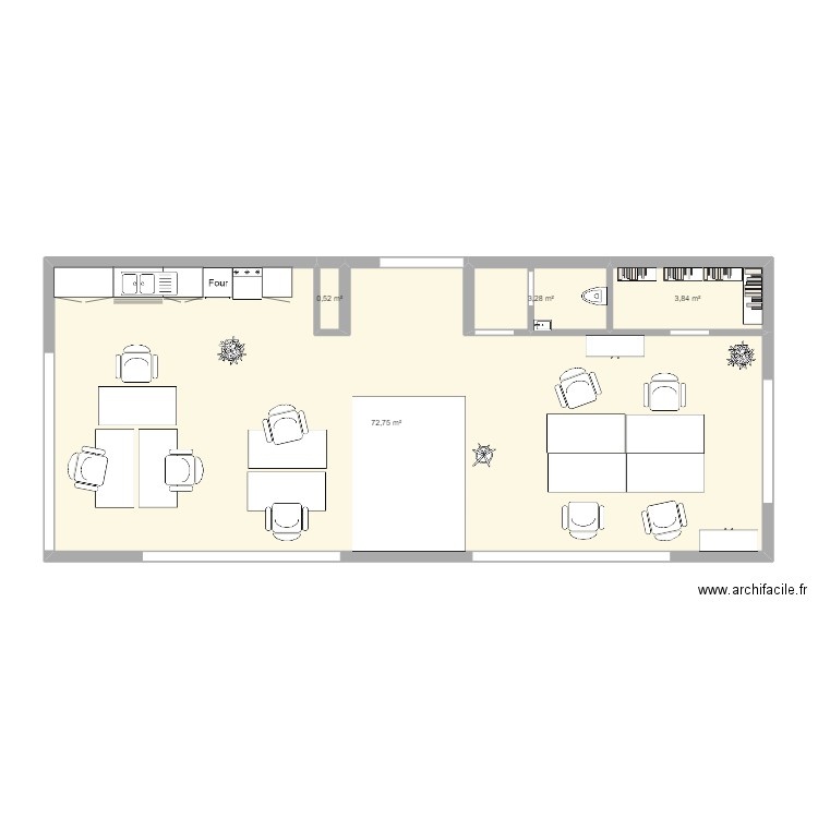 Niveau 0 CUVAT. Plan de 0 pièce et 0 m2