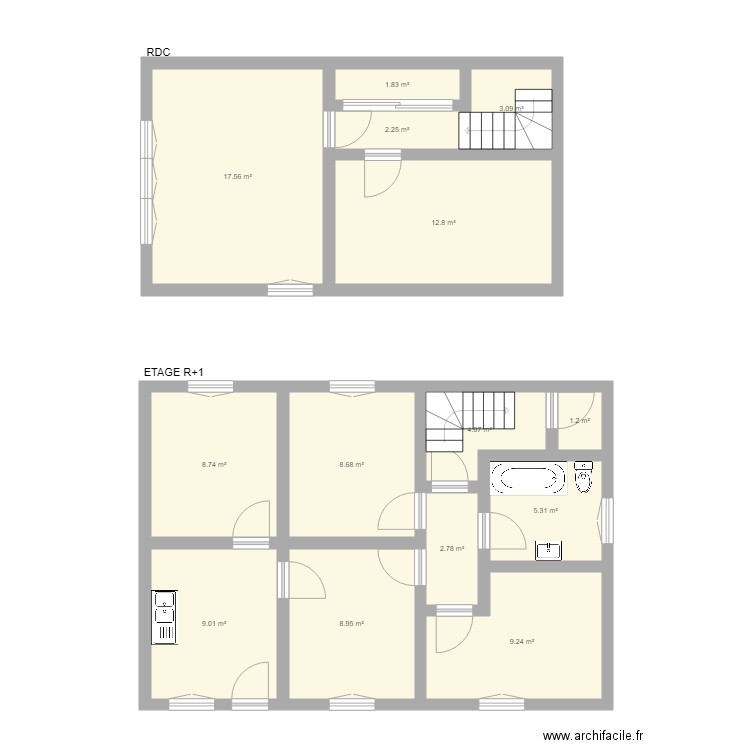 MARZET. Plan de 0 pièce et 0 m2