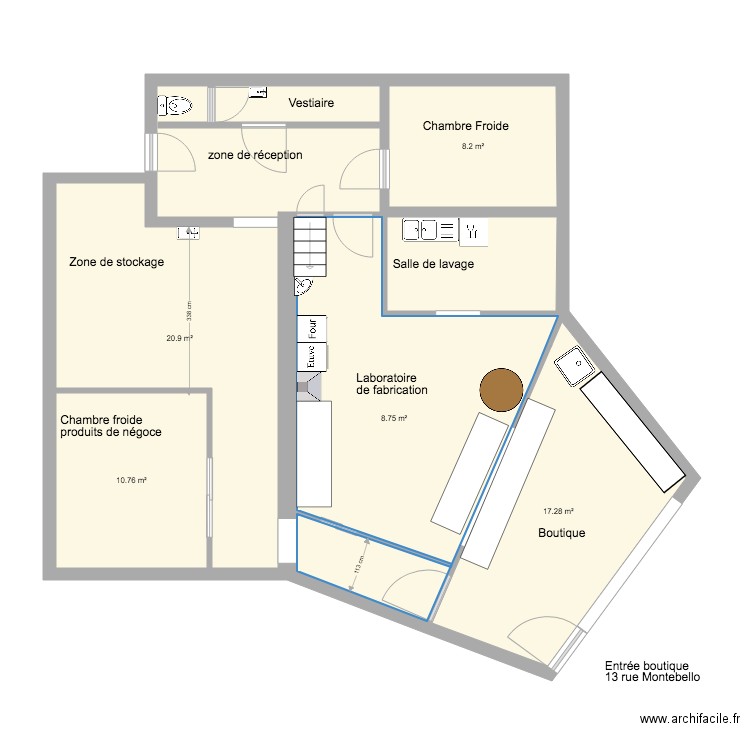 Laiterie Agrément 5. Plan de 0 pièce et 0 m2