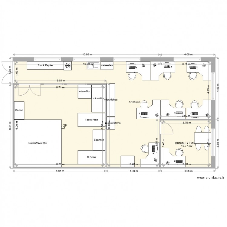 Bureau Reprographie V5. Plan de 0 pièce et 0 m2