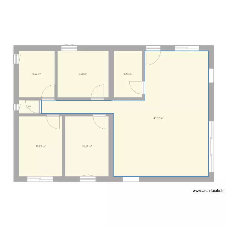 maison individuelle. Plan de 