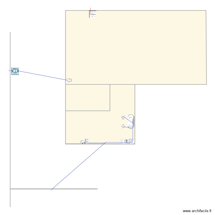 GUICHARD ASS 1169. Plan de 3 pièces et 228 m2