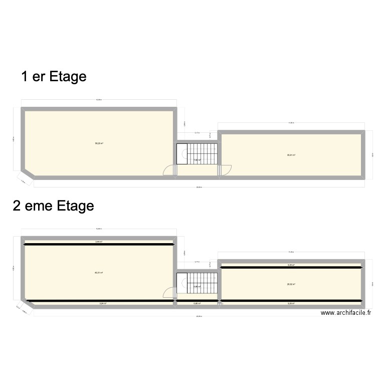 SCI Constance - Gisors Khouri - 1er Etage. Plan de 11 pièces et 199 m2