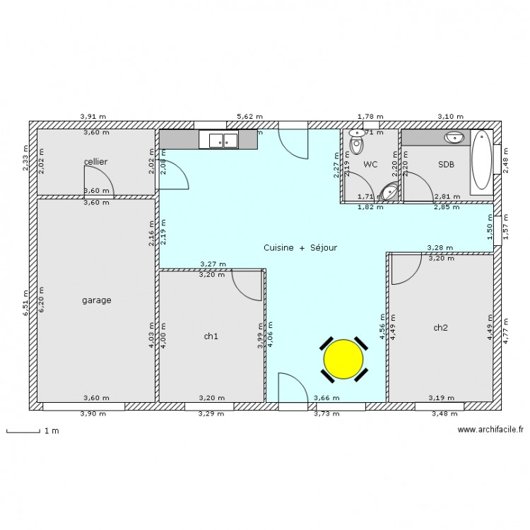 norme handicapé. Plan de 0 pièce et 0 m2