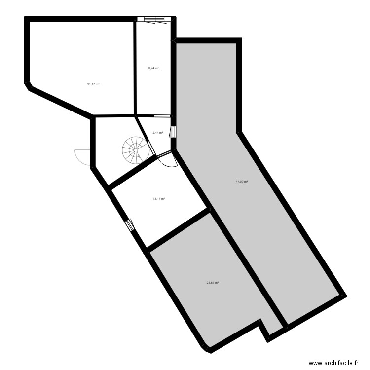 blay. Plan de 14 pièces et 253 m2