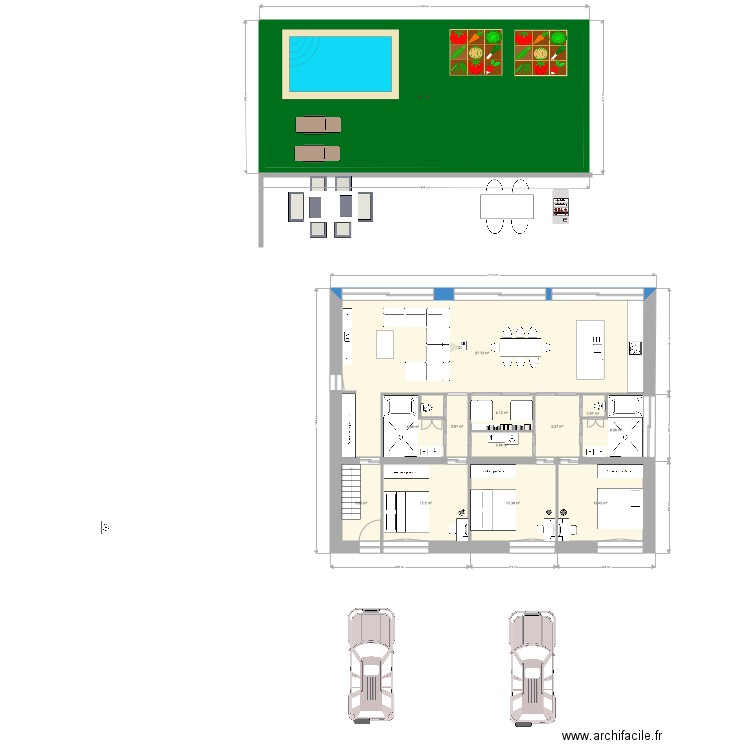 Maison de Rapport 3 chambres. Plan de 0 pièce et 0 m2