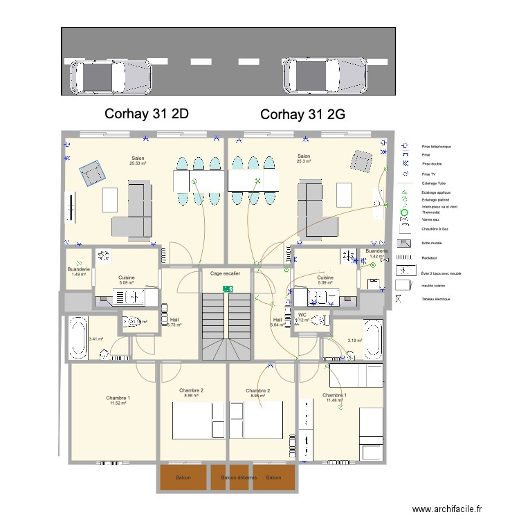 Corhay 31 2G. Plan de 0 pièce et 0 m2