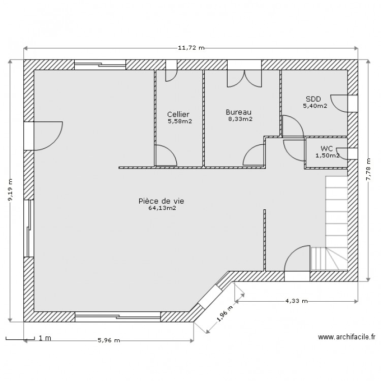 Plan. Plan de 0 pièce et 0 m2