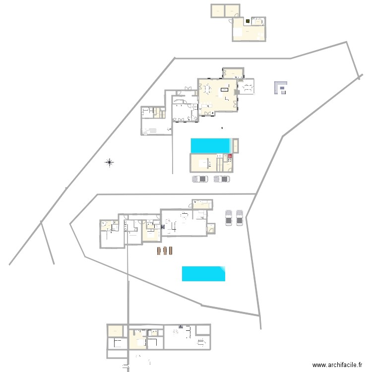 Les Agasses. Plan de 0 pièce et 0 m2