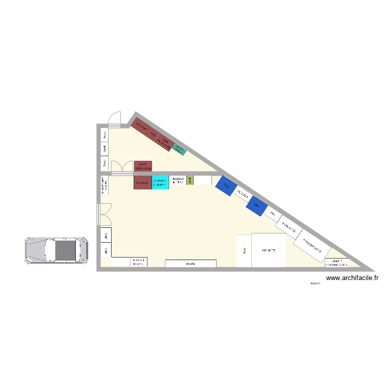 atelier v3 TL. Plan de 