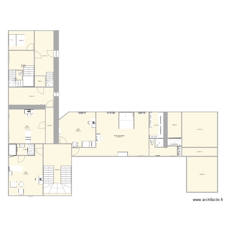 RDC  Projet. Plan de 0 pièce et 0 m2