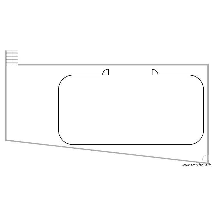 terrain ext. Plan de 