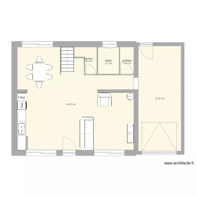 maison. Plan de maison. Plan de