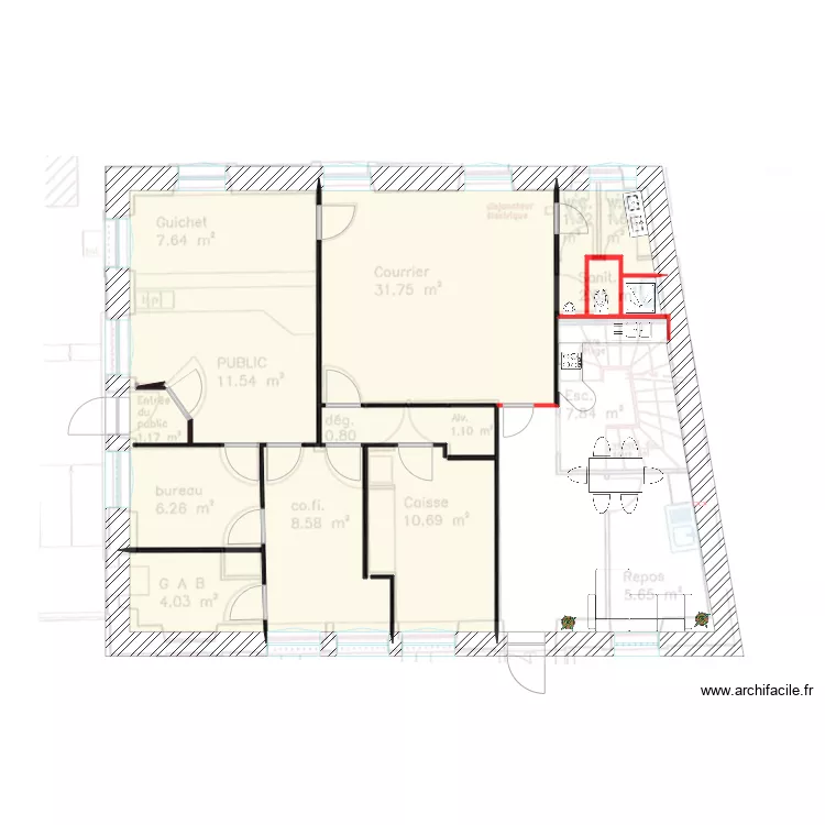 MODIFICATION RDC V2. Plan de 