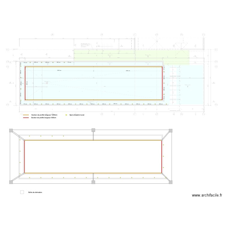 Piscine DAO. Plan de 0 pièce et 0 m2