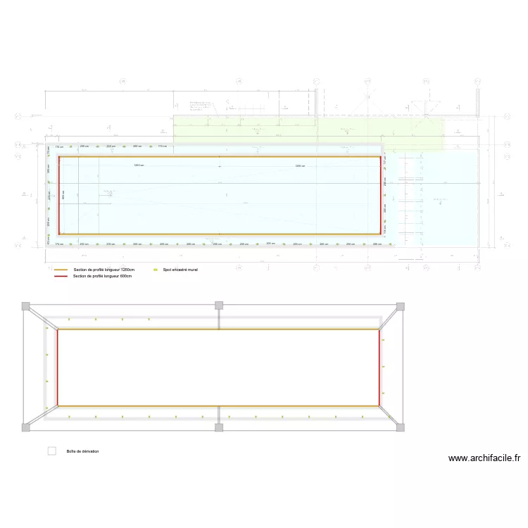 Piscine DAO. Plan de Piscine DAO. Plan de