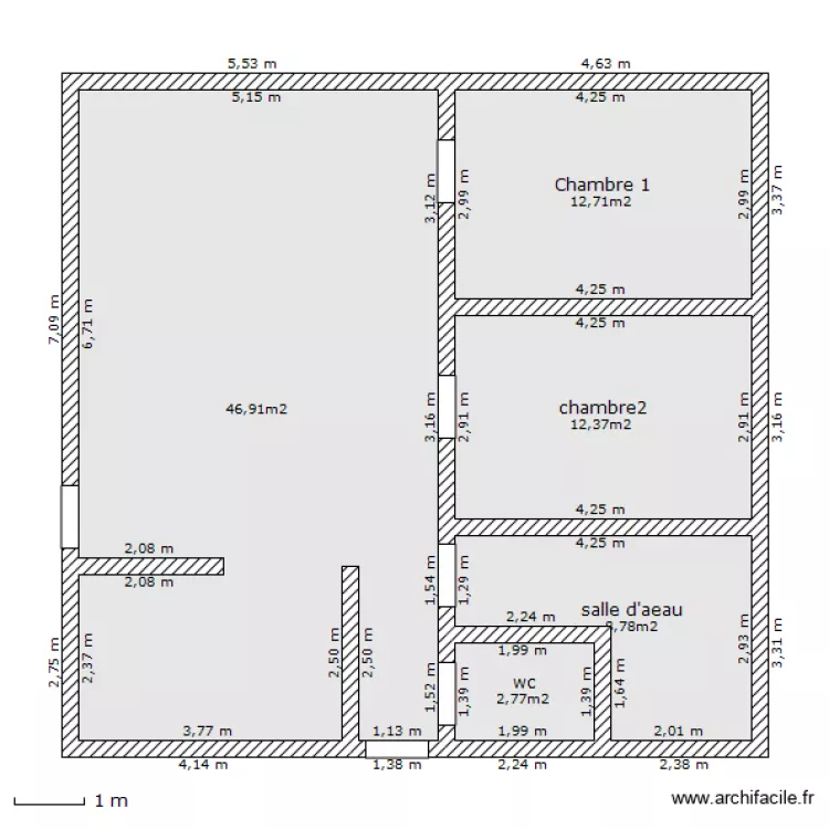 maison 90m2. Plan de maison 90m2. Plan de
