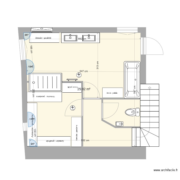 plan étage final septembre 2019 bis. Plan de 0 pièce et 0 m2