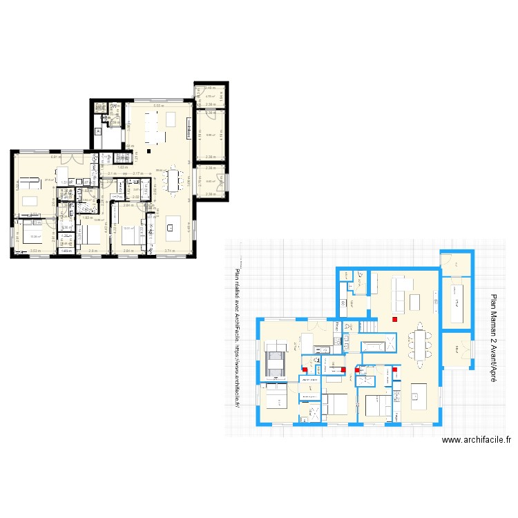 RDC fini test 1. Plan de 0 pièce et 0 m2