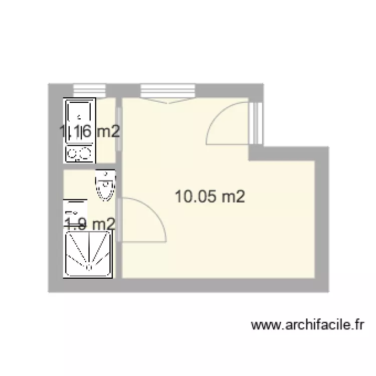 43 villlette nouveau. Plan de 