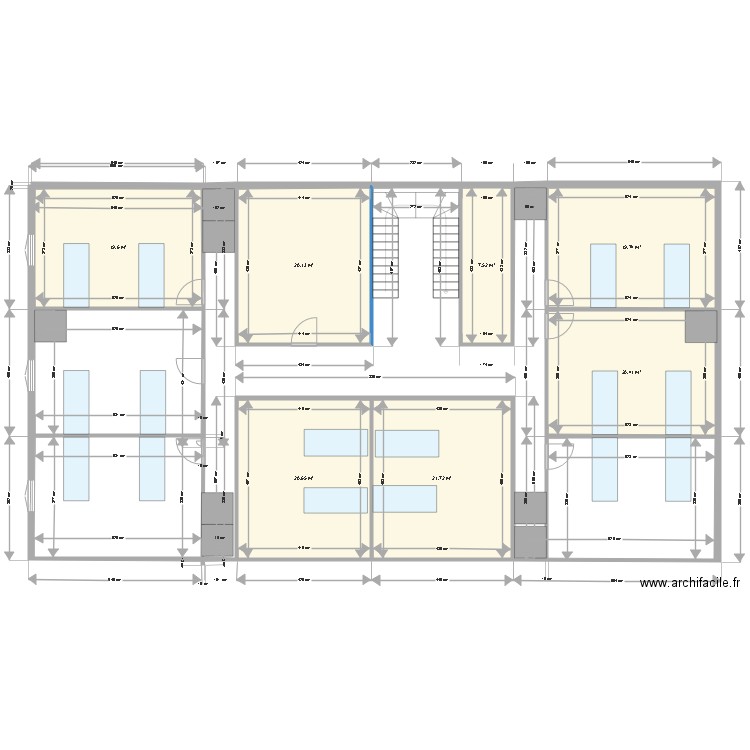 clinique 1 etage. Plan de 0 pièce et 0 m2