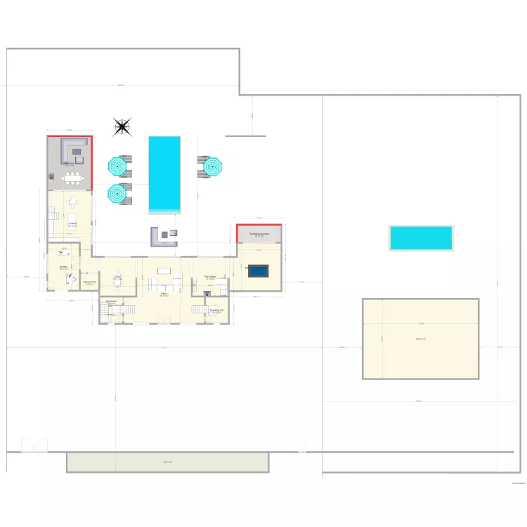 Plan RDC v3 Meubles. Plan de Plan RDC v3 Meubles. Plan de