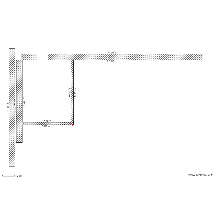 etage belle. Plan de 0 pièce et 0 m2