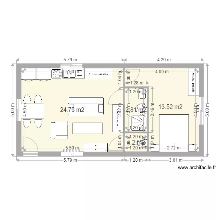 Entrainement 2P. Plan de 