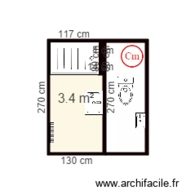 GUILLOU APPARTEMENT . Plan de 