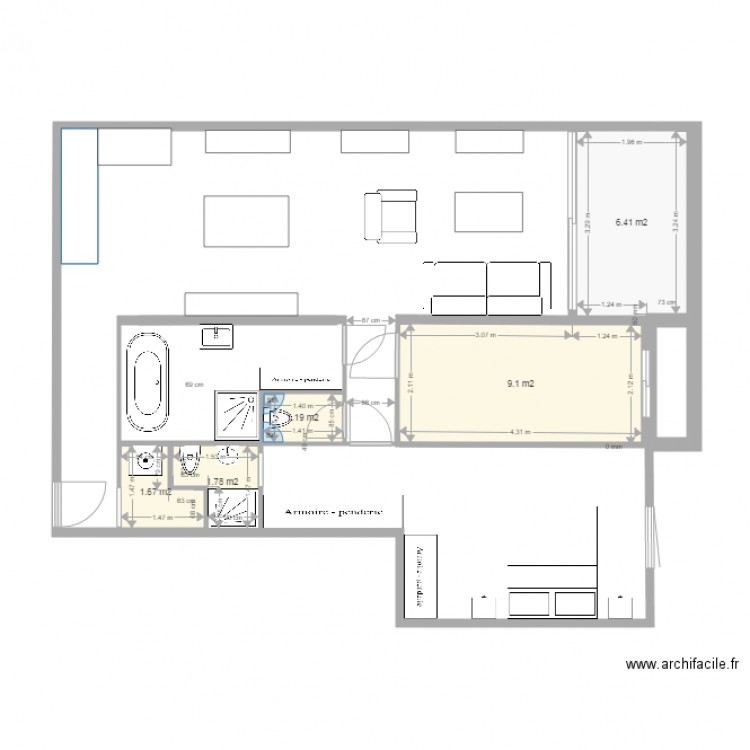 Charpentier plan final en cours 3. Plan de 0 pièce et 0 m2