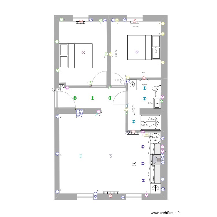 Algrange F3 Elec 21.02.2023. Plan de 0 pièce et 0 m2