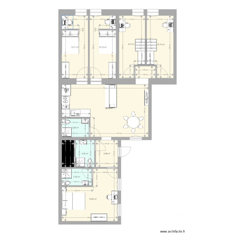 GARAY 26 5 CHAMBRE RENOVATION. Plan de 0 pièce et 0 m2