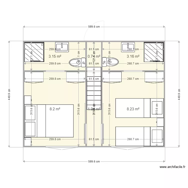 MODELE AVIGNON MODIFIE ET AGRANDI. Plan de MODELE AVIGNON MODIFIE ET AGRANDI. Plan de