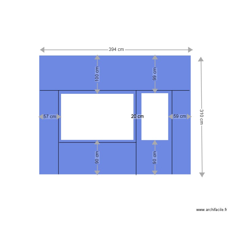 Façade Via Roma. Plan de 0 pièce et 0 m2