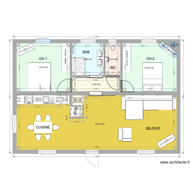 impasse Mirabell 2. Plan de 