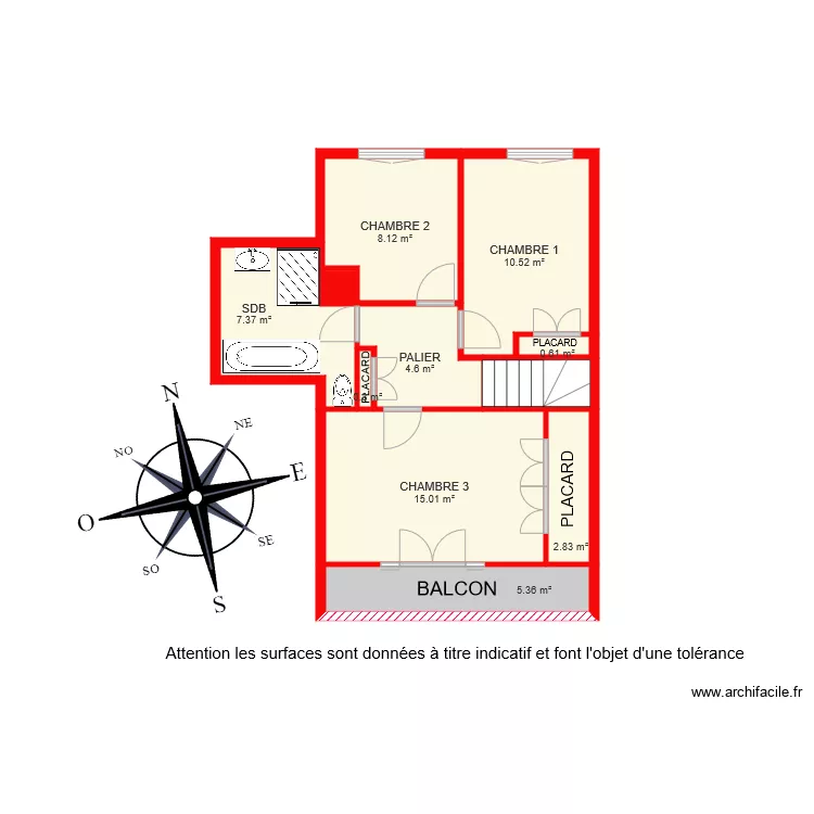 BI 5231 ETAGE 1 Ouafae . Plan de 