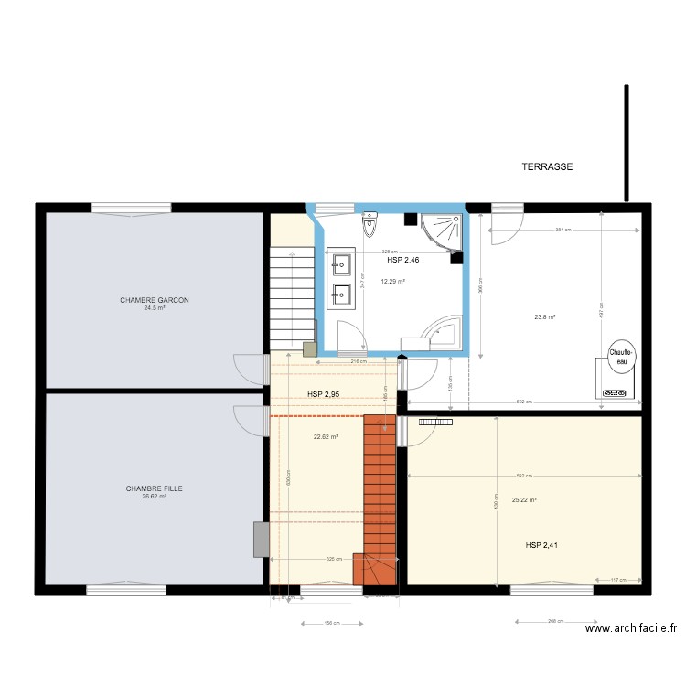 ETAGE GASPARD YUTZ. Plan de 0 pièce et 0 m2