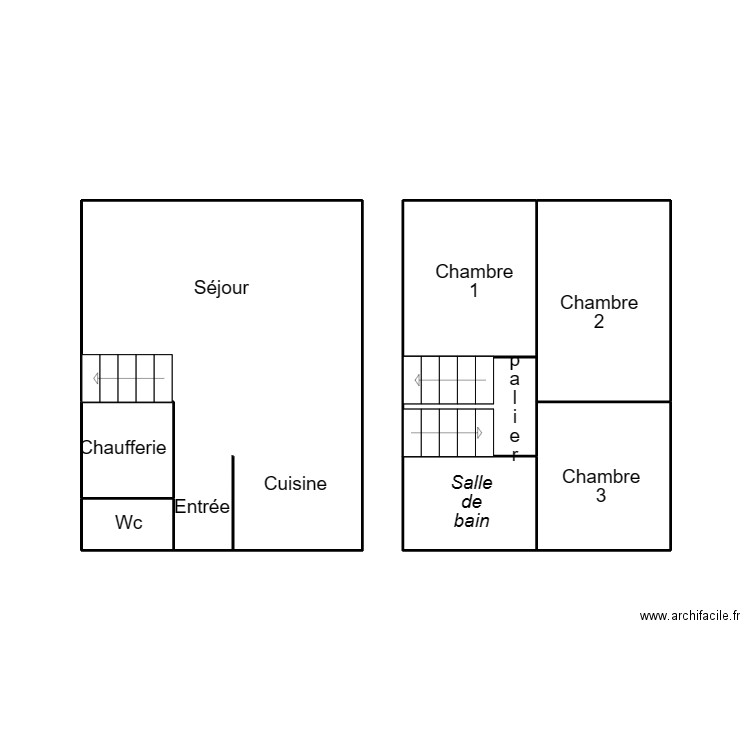 QUIMPER OUDART. Plan de 8 pièces et 30 m2