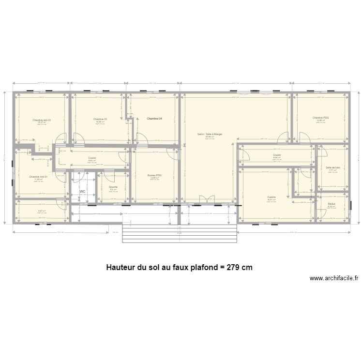 Villa PDG. Plan de 0 pièce et 0 m2