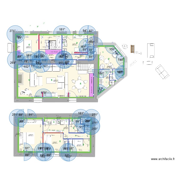 avec isolation cuisine * chnre. Plan de 0 pièce et 0 m2