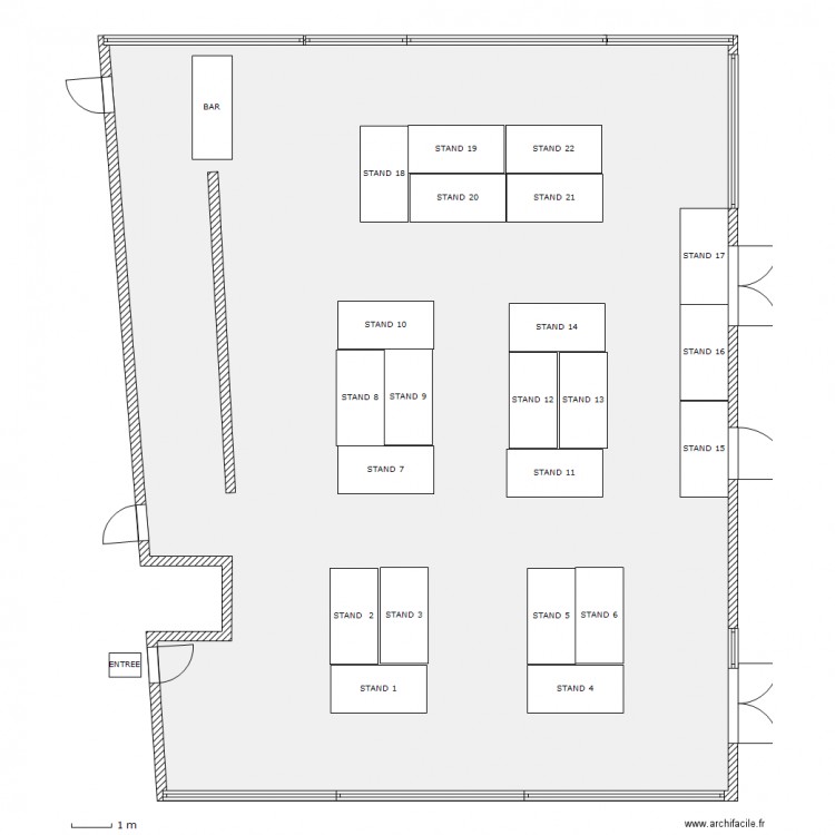 plan foire étus. Plan de 0 pièce et 0 m2