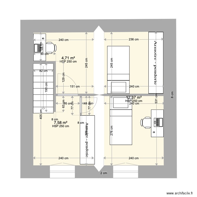 loc ange. Plan de 0 pièce et 0 m2