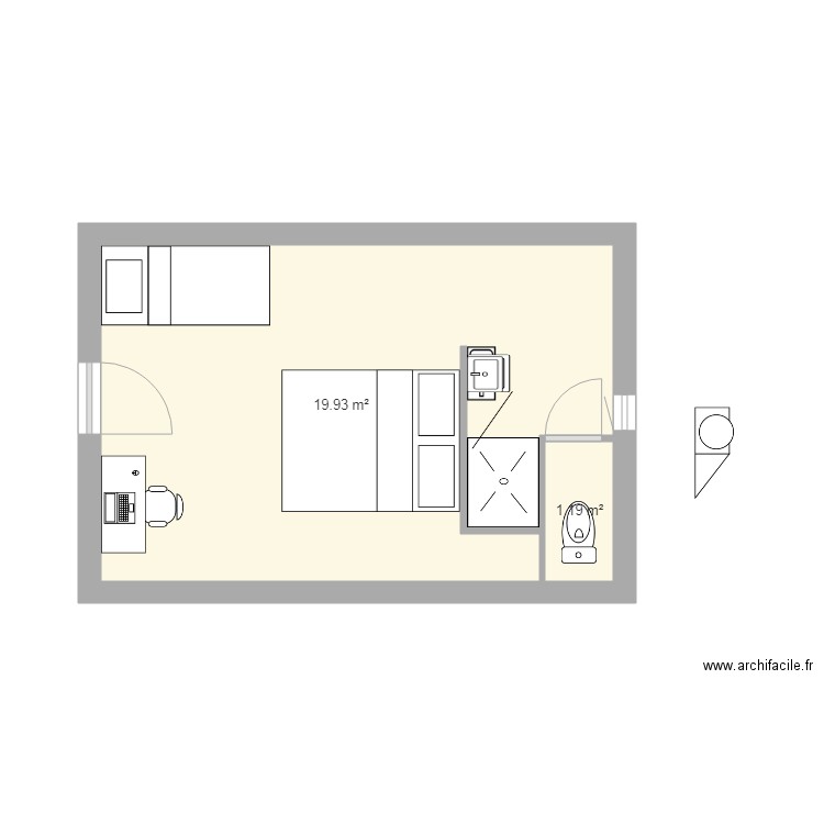 Garage Kerdavid vasque Ikéa. Plan de 0 pièce et 0 m2