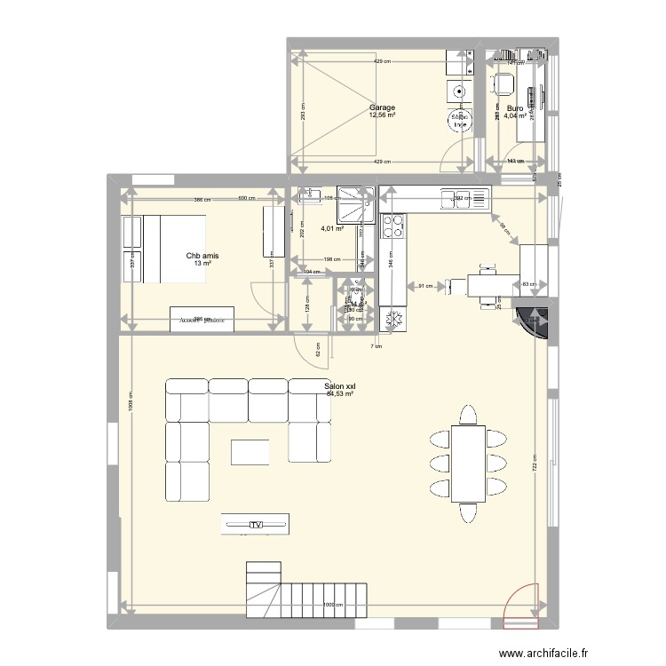 33 4 chambres faisables. Plan de 0 pièce et 0 m2