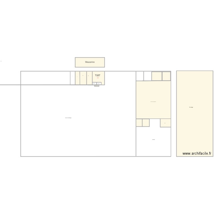 EJL. Plan de 11 pièces et 1054 m2