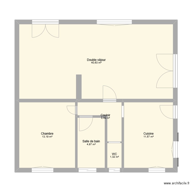 RENOVESurface. Plan de 0 pièce et 0 m2